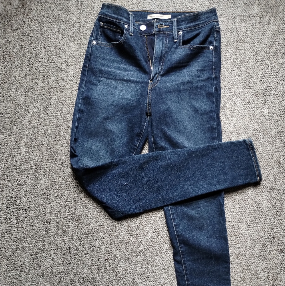 Levi's, Mile High Super Skinny, Size 27 (7), blue
